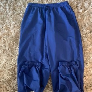 Blue sweat pants